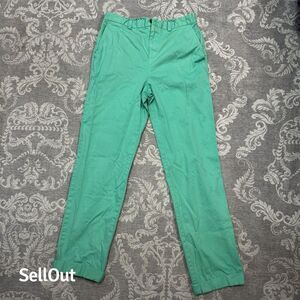 Brooks Brothers Boy's Green Chino Pants Size 18 Casual